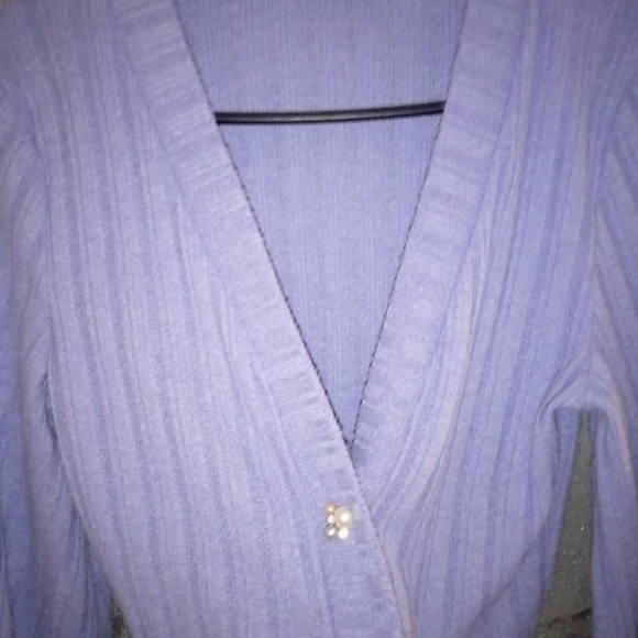 Y2k Blue cardigan - Picture 2 of 4